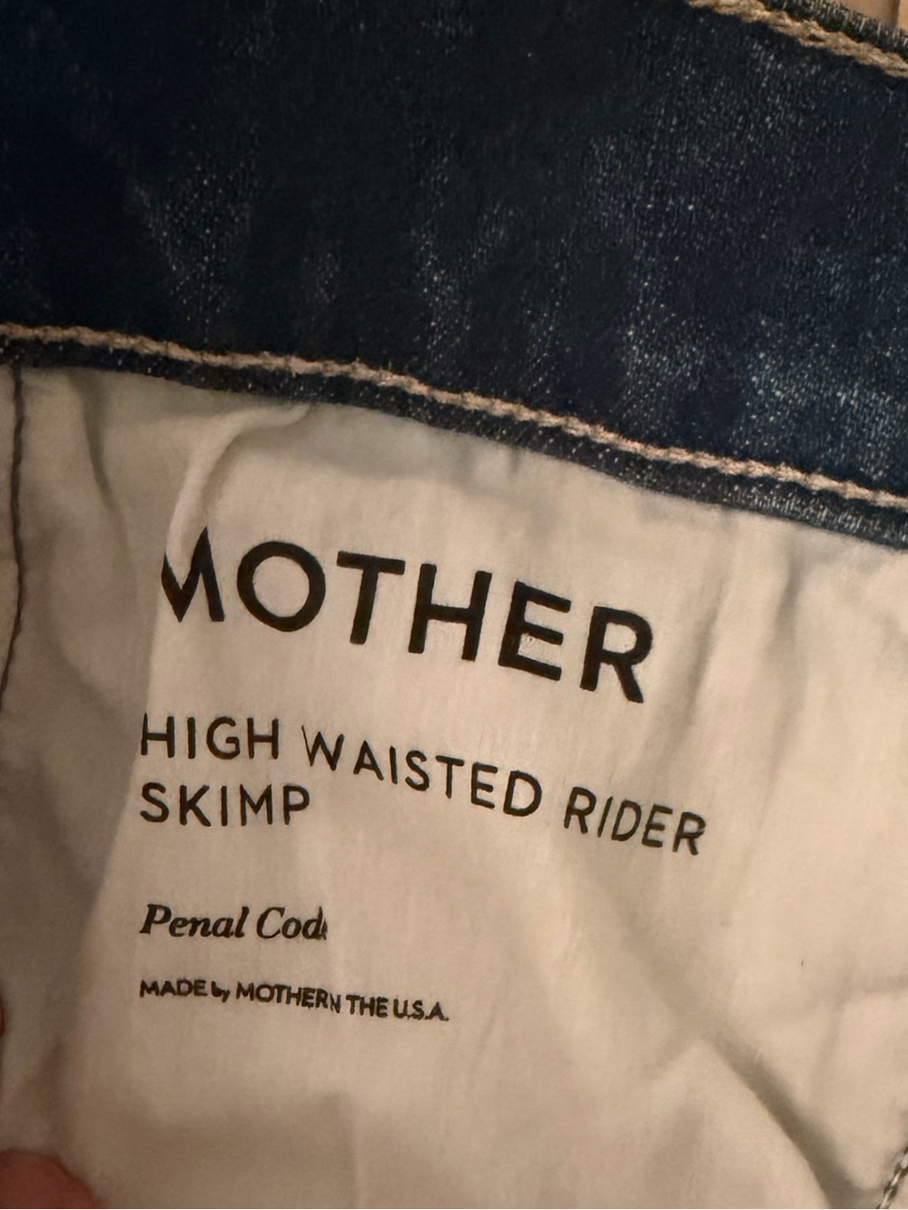 MOTHER - High Waisted Rider Skimp - Penal Code Sz 28 ✨NWT✨ - Picture 14 of 15